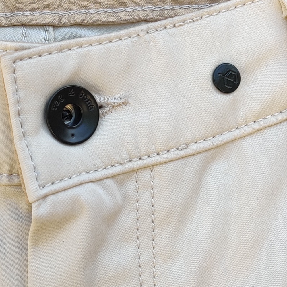 Rag & Bone Standard Chino Pants Mens 36x32 Natural Gray Stretch $228 New NWT - Picture 3 of 16